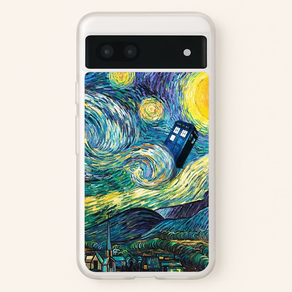Starry Night Tardis Phone Case