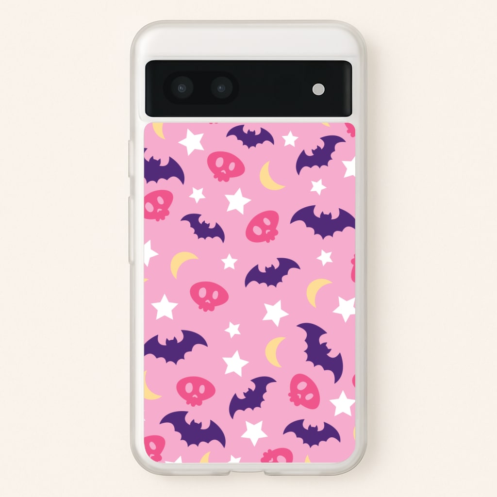 Skull, Bats And Stars Pattern Phone Case