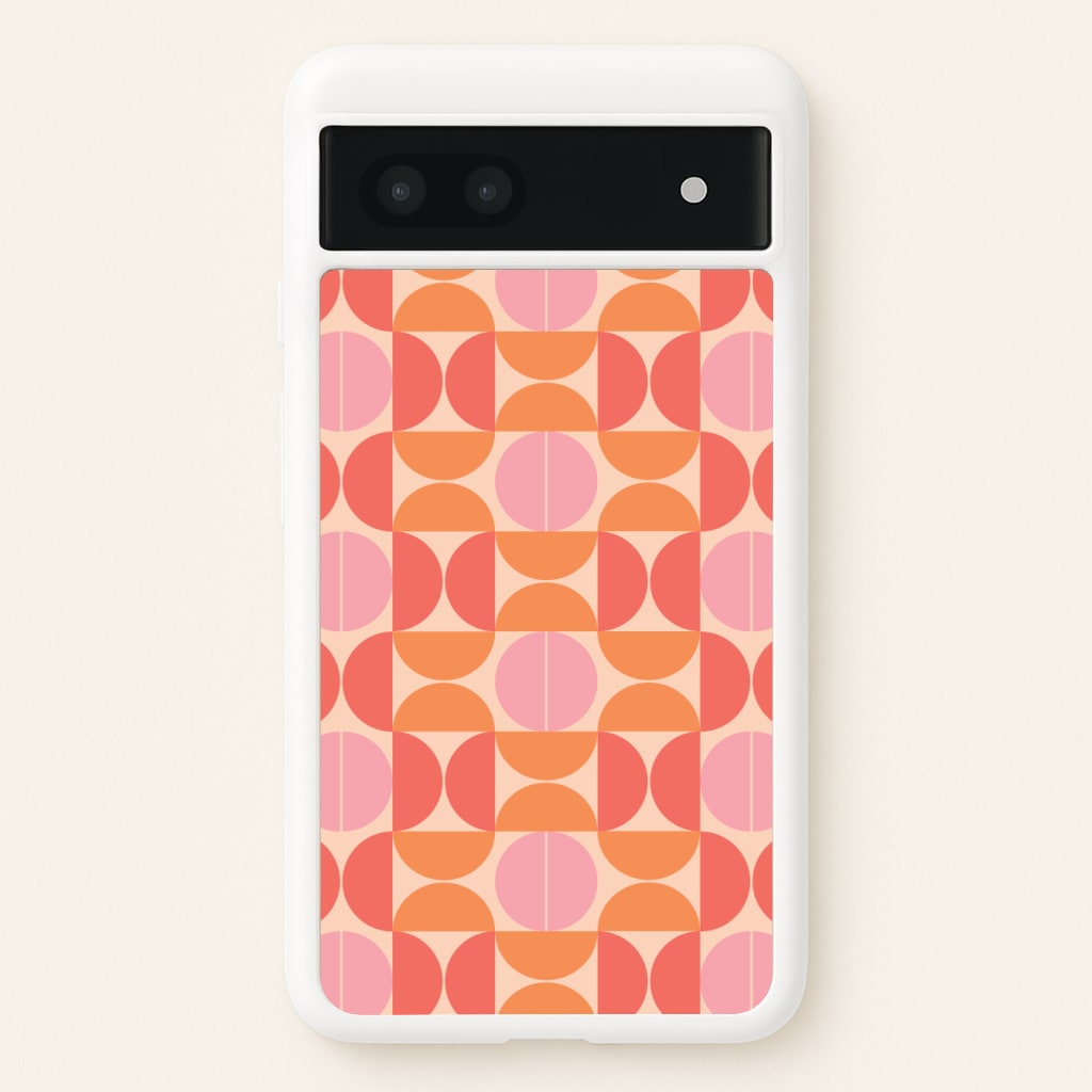 Retro Semi Circles Pattern Phone Case