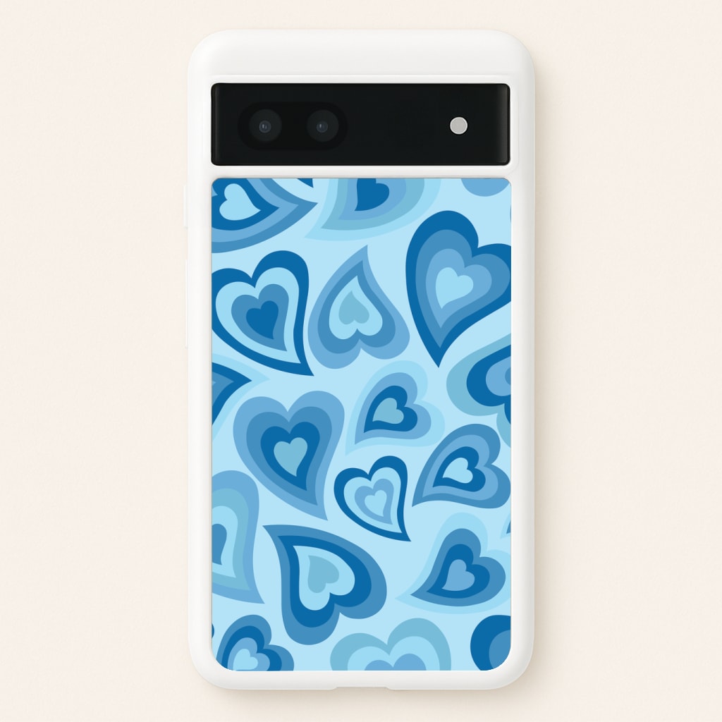 Blue Hearts - Trippy Patterns Phone Case