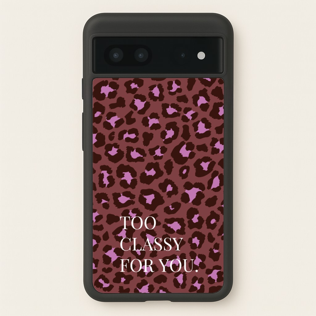Too Classy Cheetah Print Phone Case