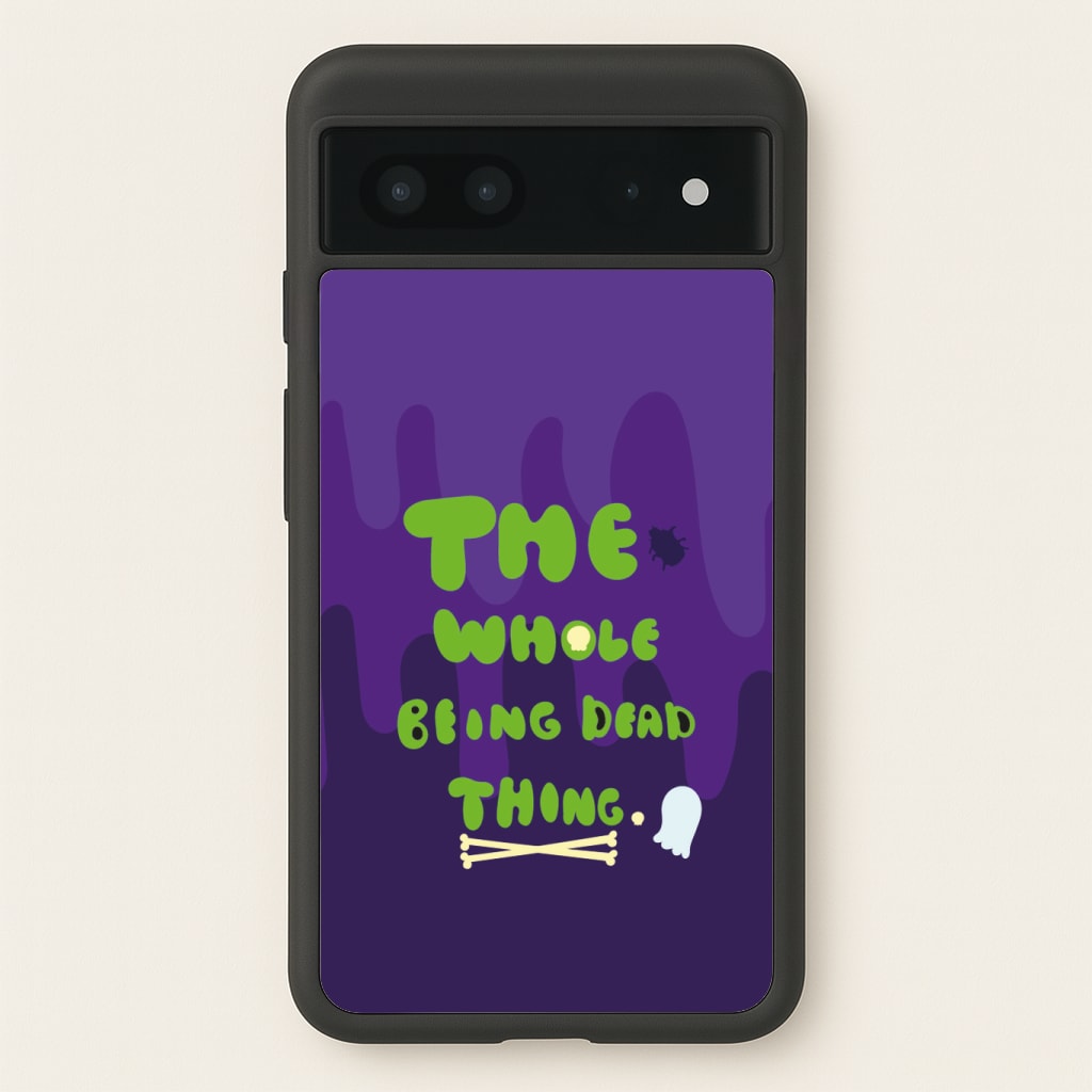 The Whole Being Dead Thing - Beetle Halloween Phone Case