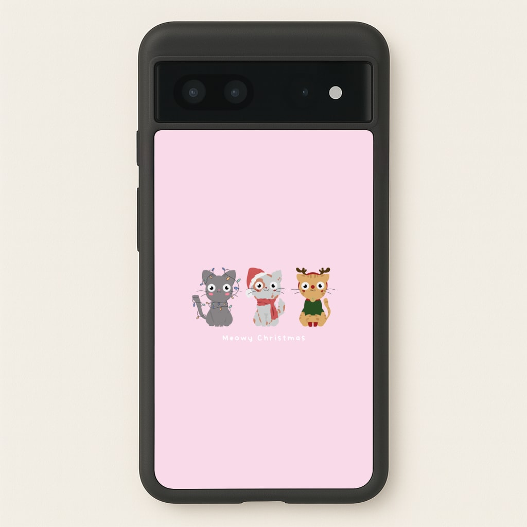 Meowy Christmas Phone Case