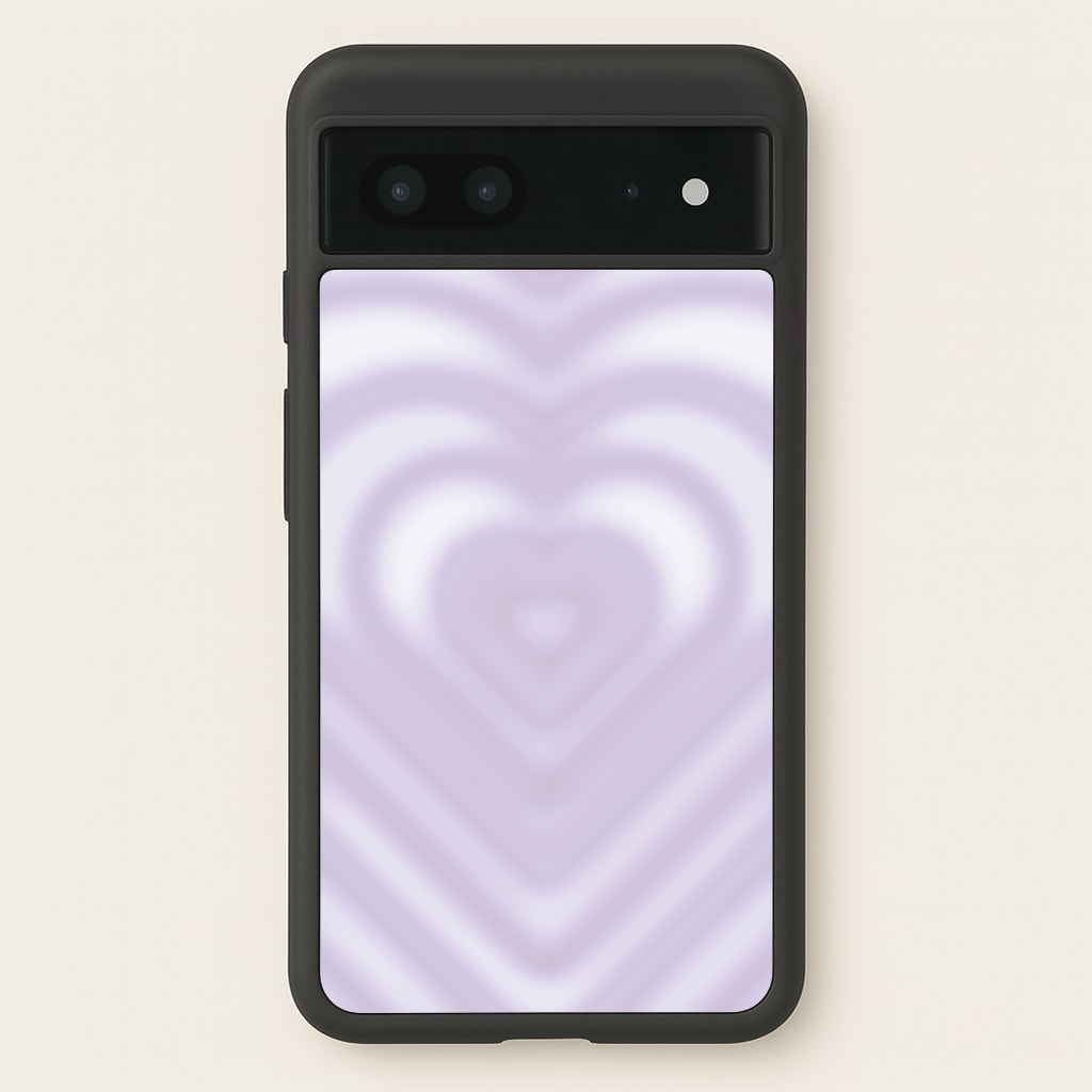 Drippy Love Heart Purple Phone Case