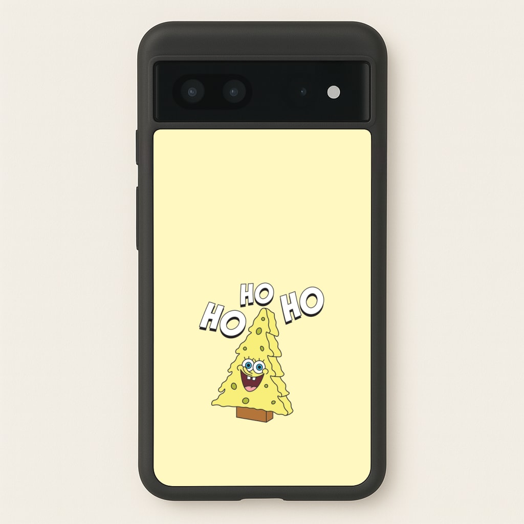 Christmas Tree Cartoon Sponge Phone Case