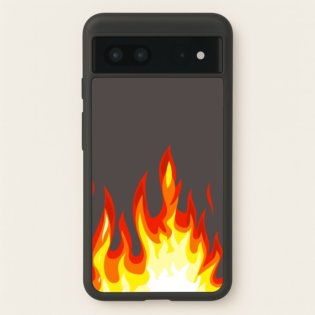 Grey Flame Phone Case
