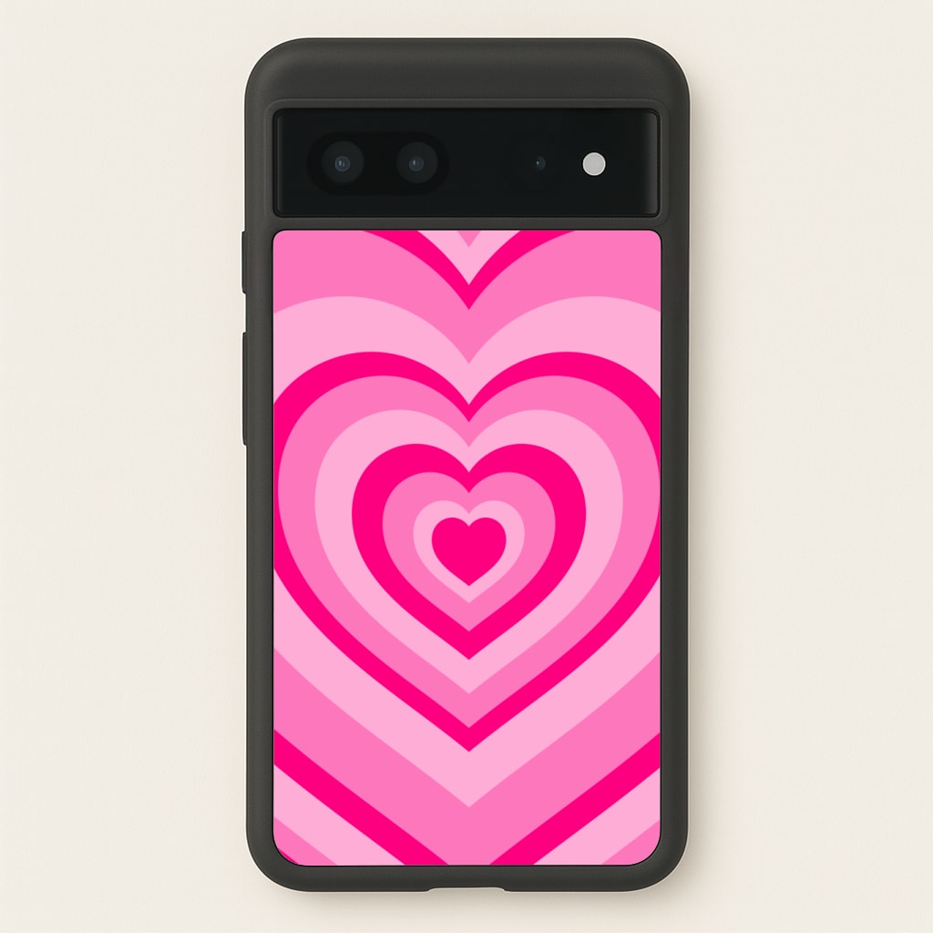 Pink - Colourful Hearts Phone Case