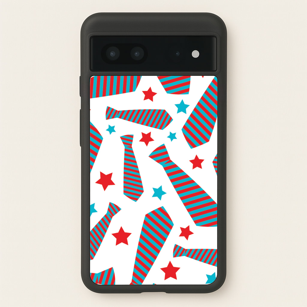 Tie And Stars Pattern Phone Case