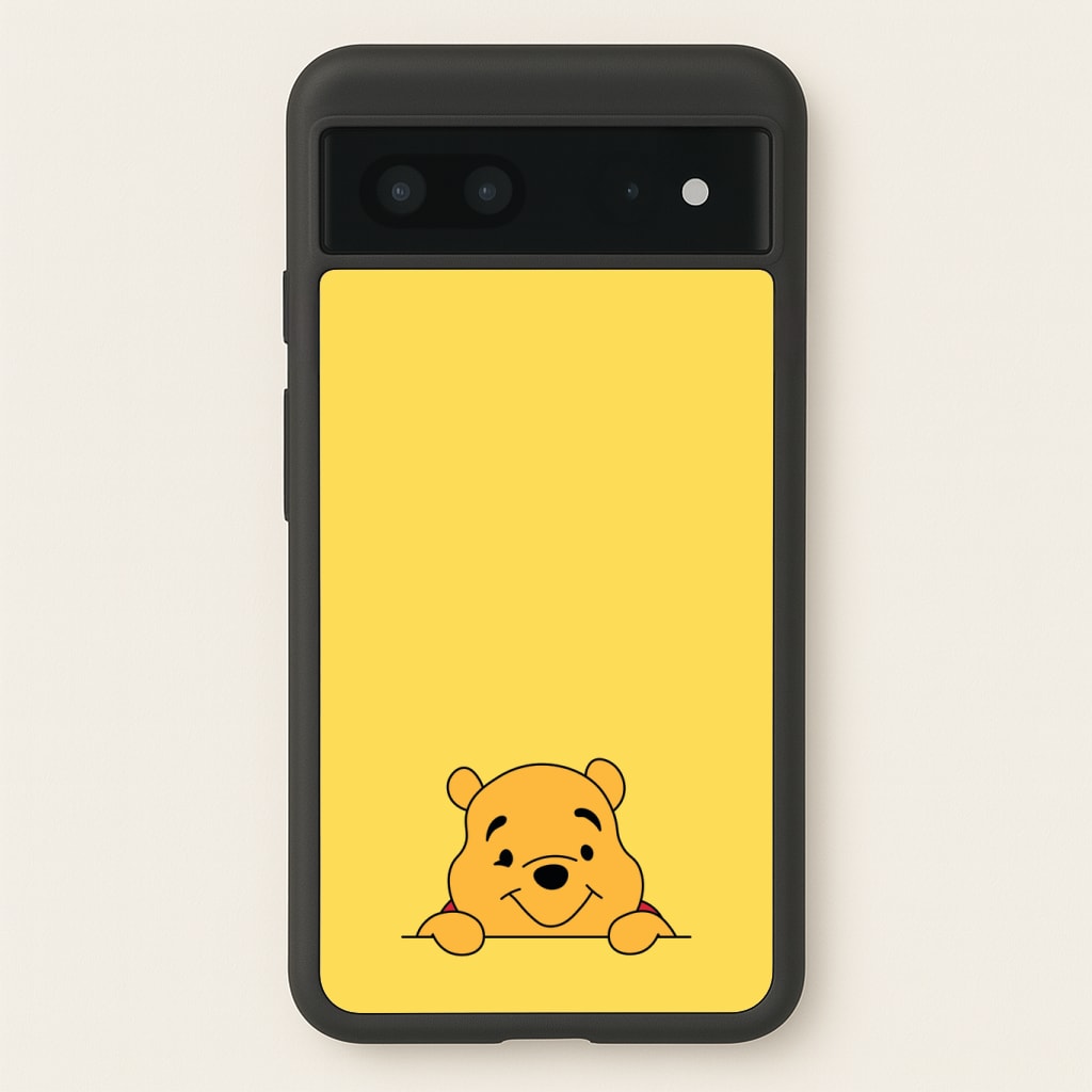 Cute Bear Leaning Phone Case