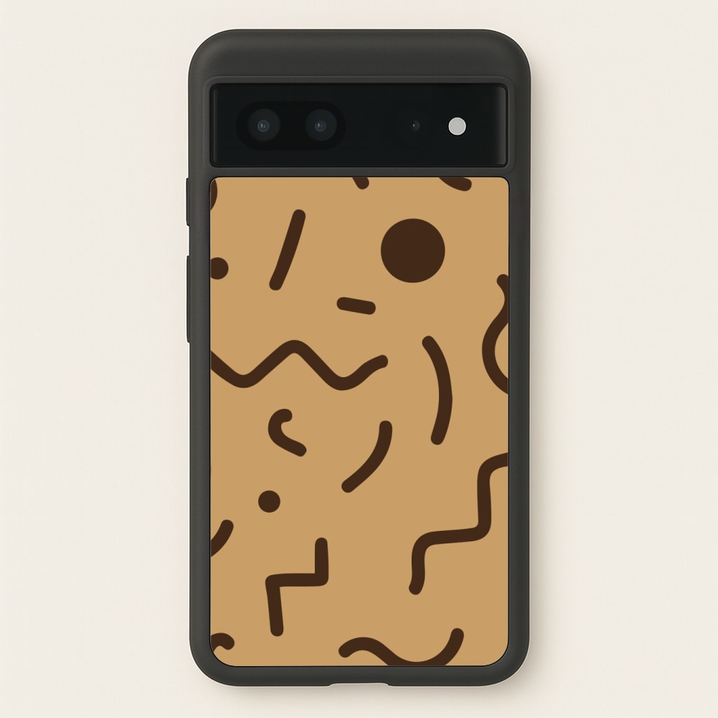 Nude Abstract Pattern - Eighties Phone Case