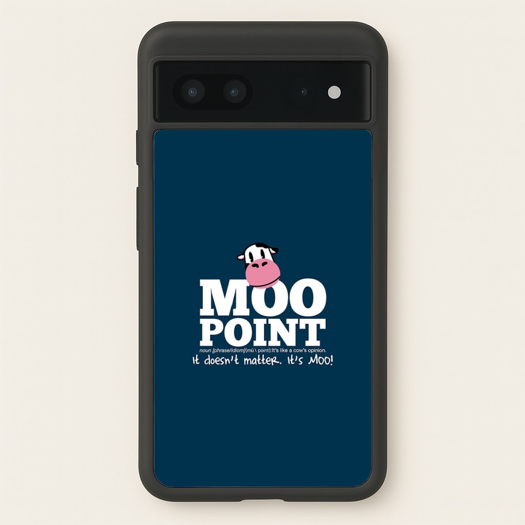 A Moo Point Phone Case