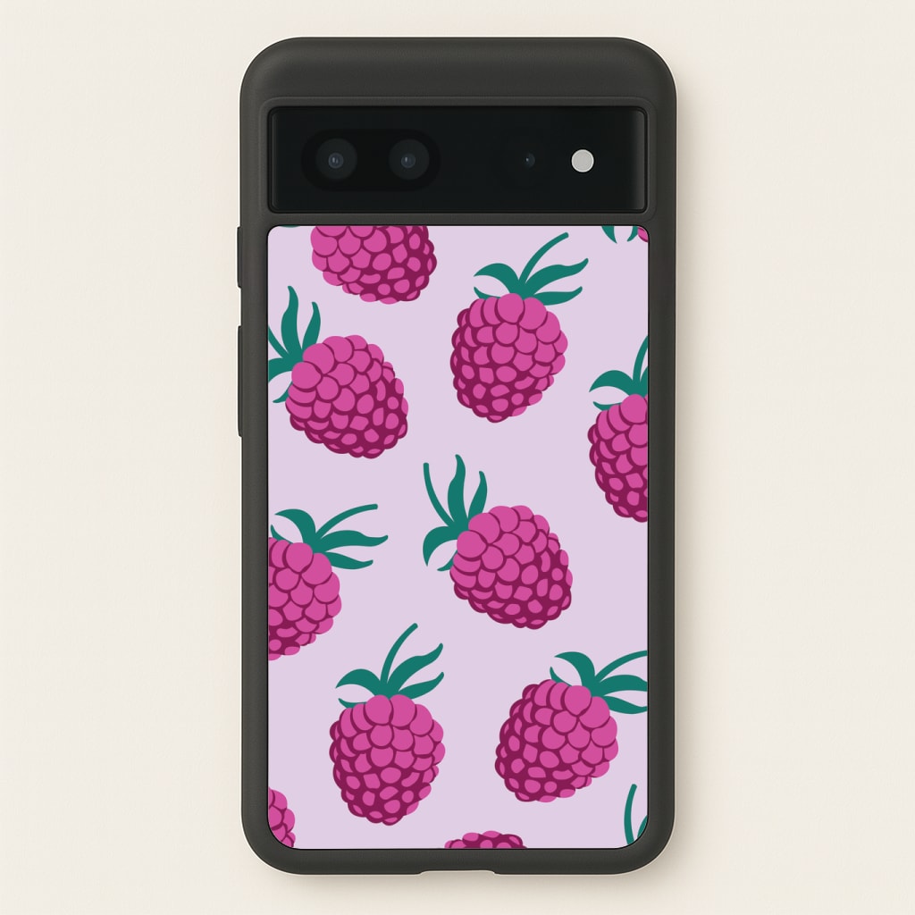 Rasberries - Fruit Patterns Phone Case