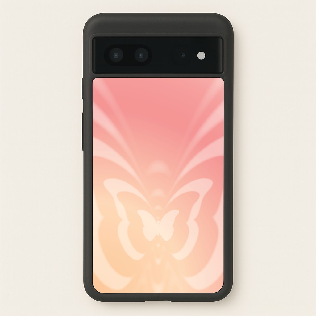 Butterfly Gradient Pink Phone Case