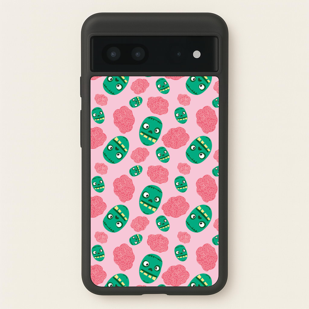 Frankenstein And Brains - Halloween Phone Case