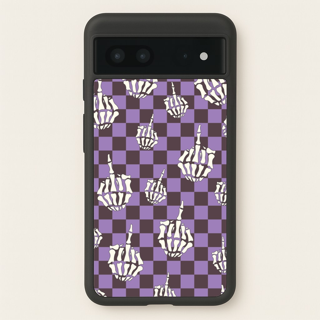Purple Middle Finger Phone Case