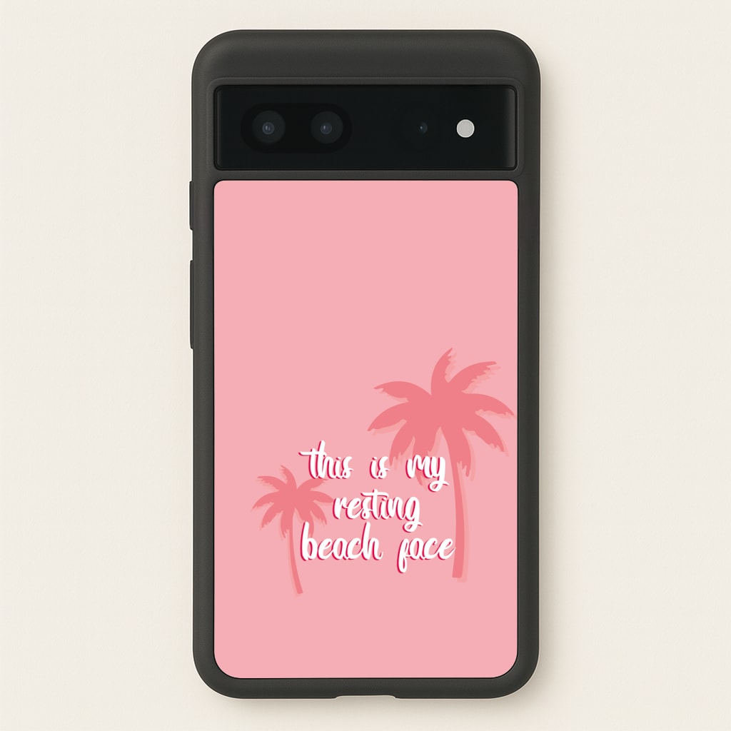 This Is My Resting Beach Face - Summer Quotes Phone Case