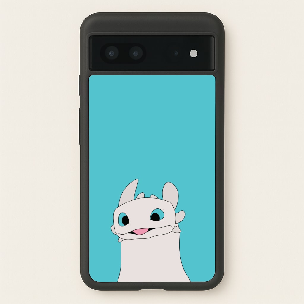 White Fury Dragon Phone Case