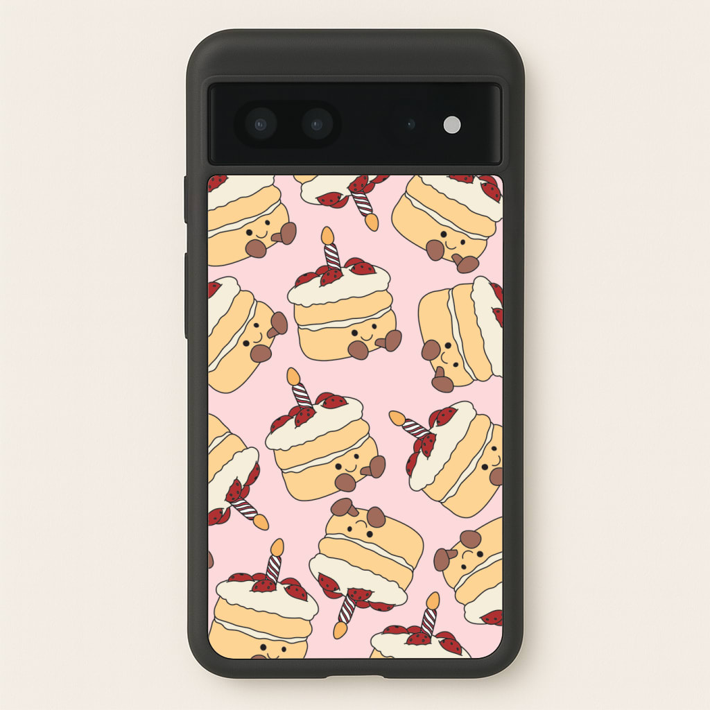 Cake Pattern - Plushy Phone Case