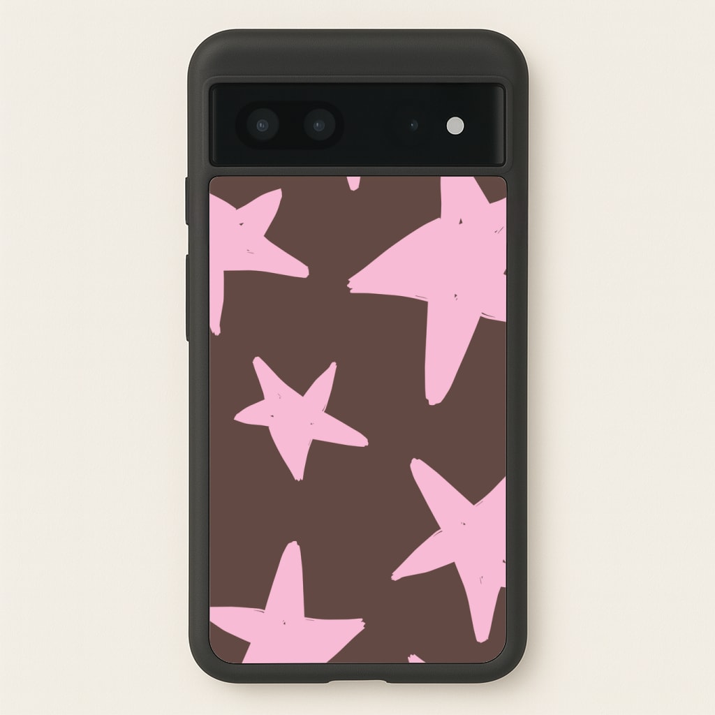 Chocolate & Strawberry Stars Phone Case