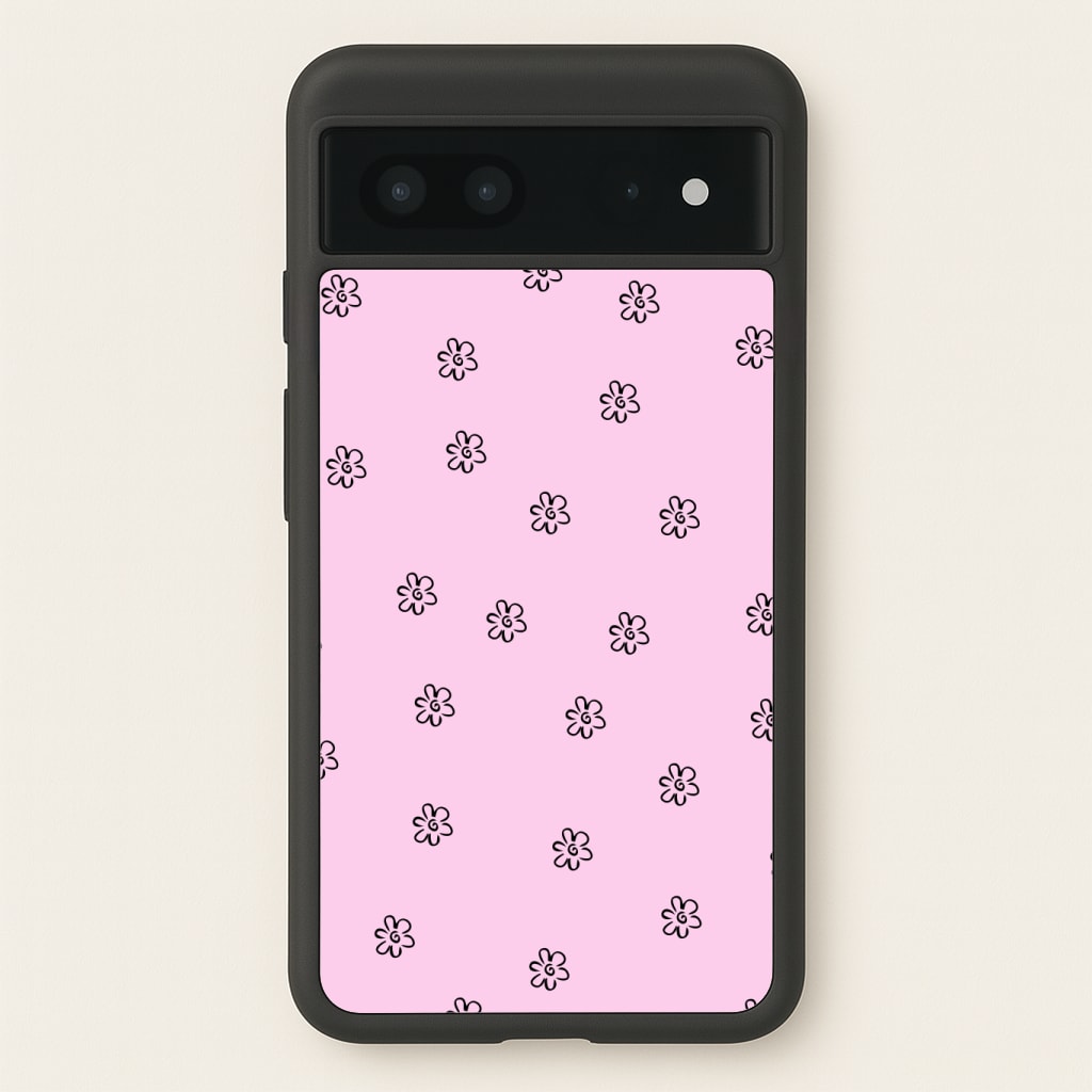 Detail Flower Pattern - Pink Phone Case