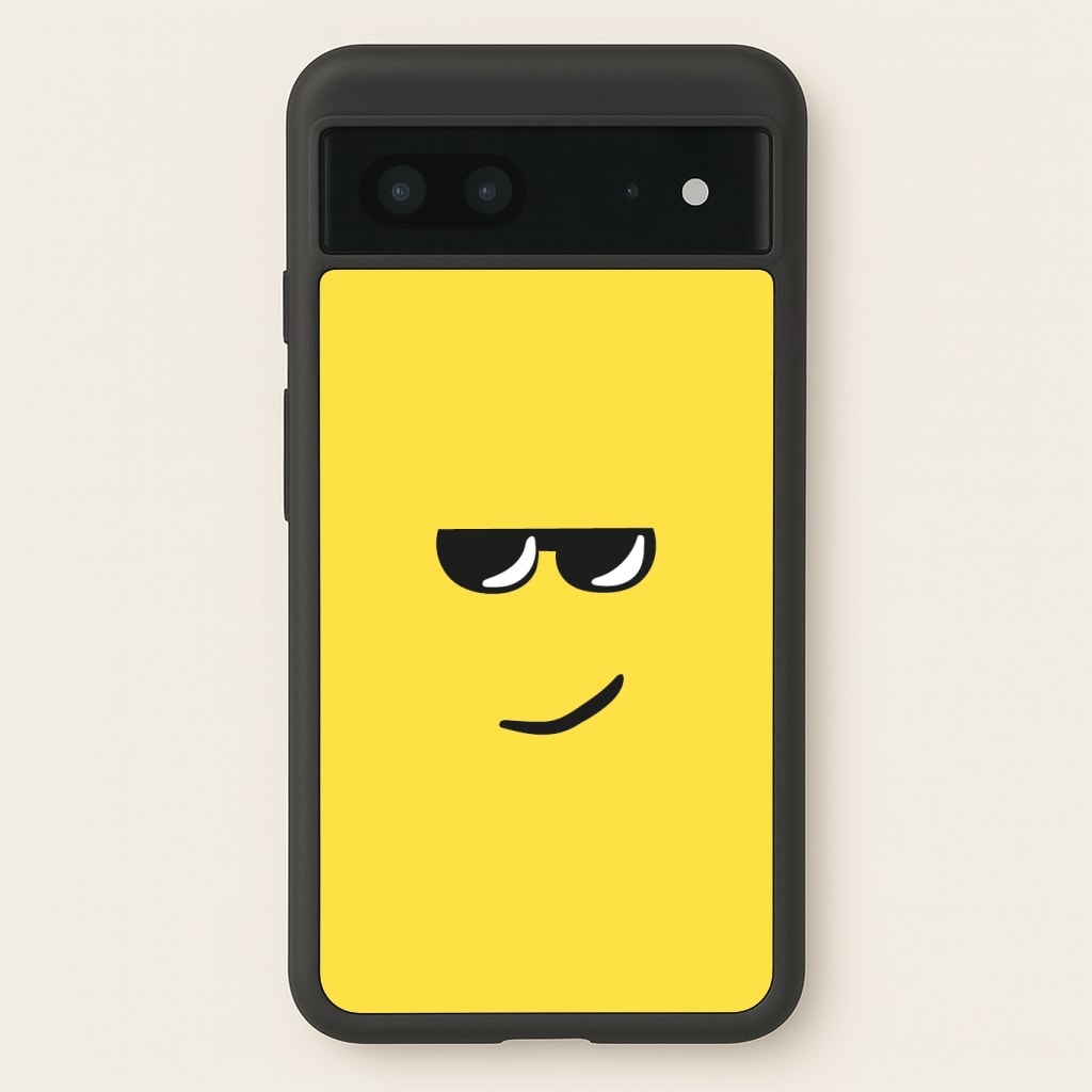 Yellow Face Shades Phone Case