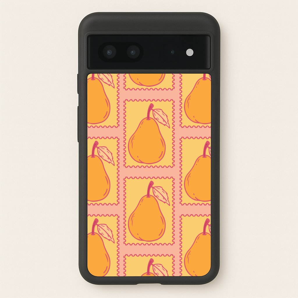 Pear Stamps Pattern Phone Case