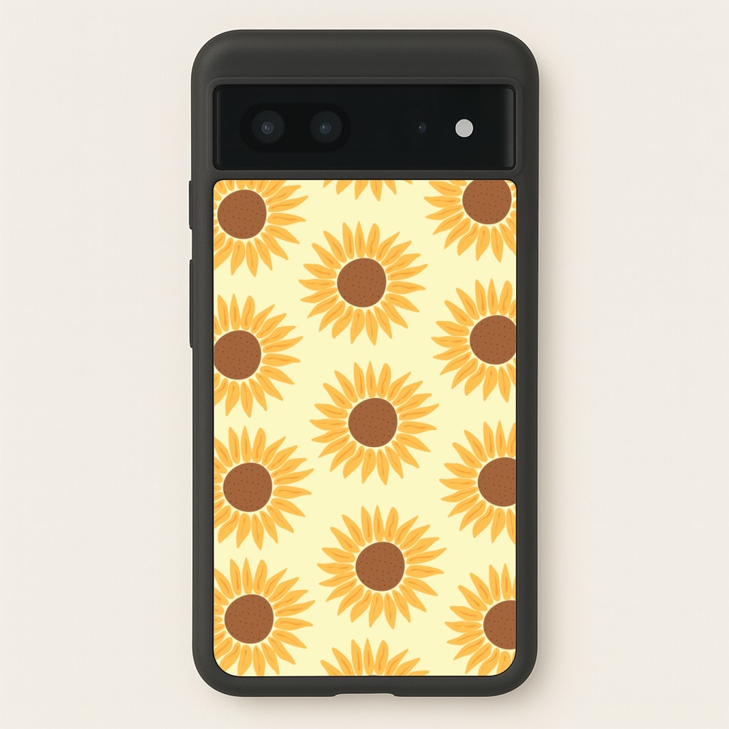 Sunflowers Abstract Pattern Phone Case