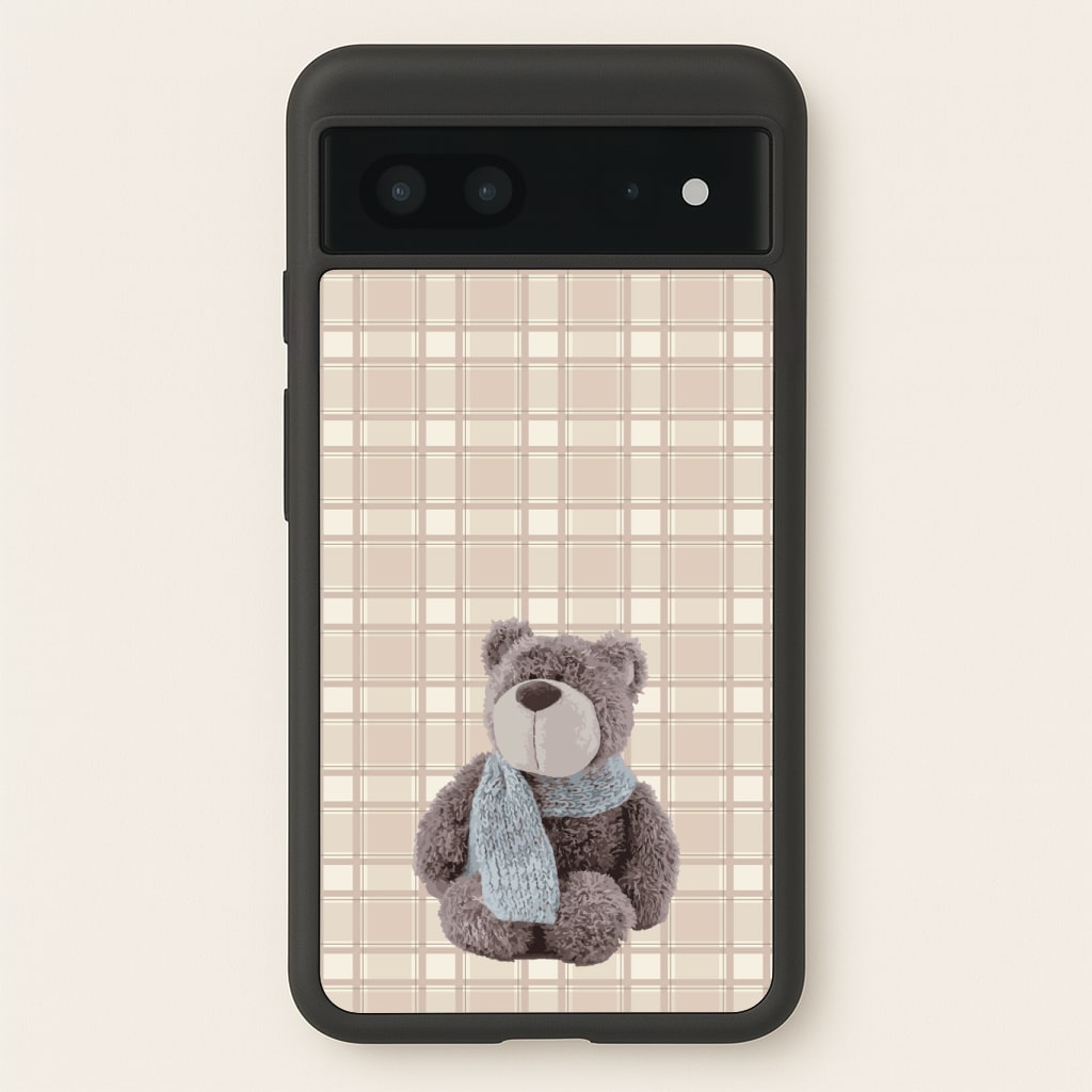 Tartan Teddy Bear Phone Case