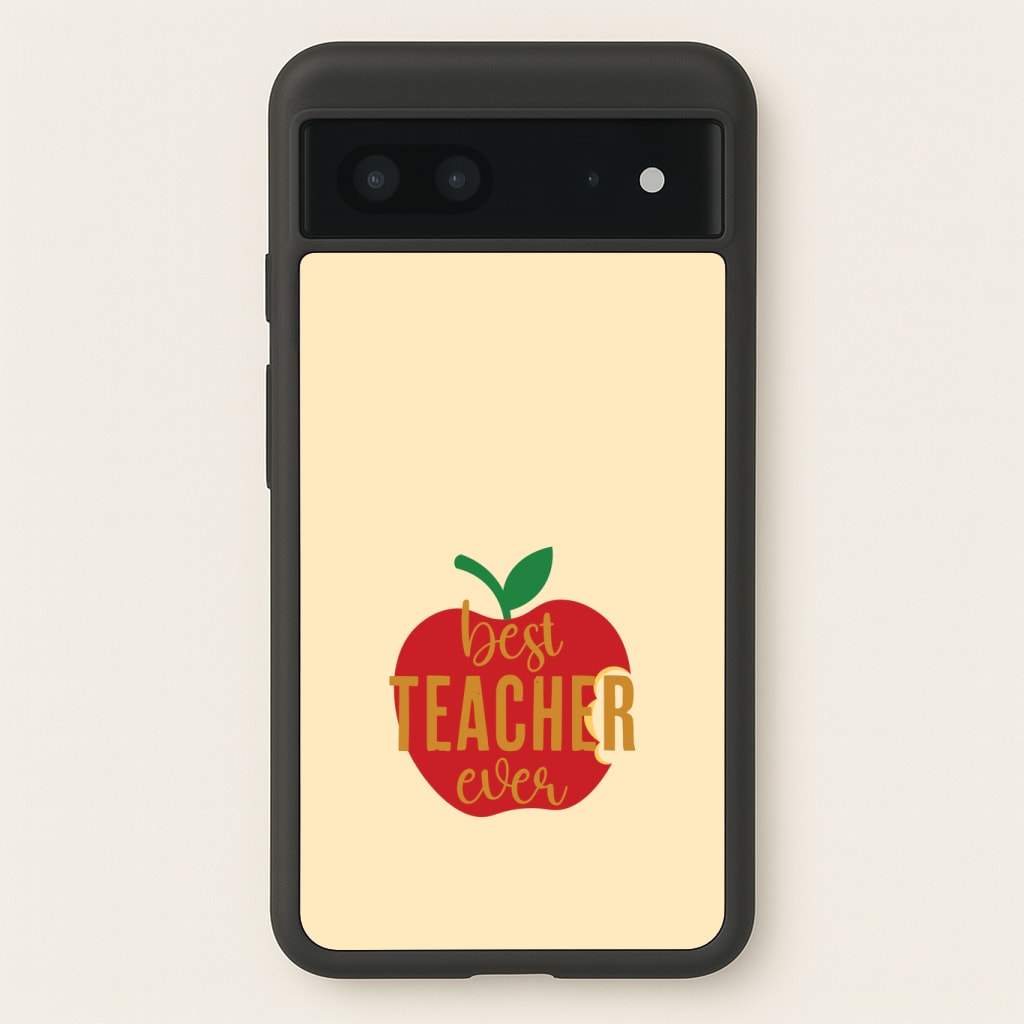 Apple Best Teacher Ever Phone Case