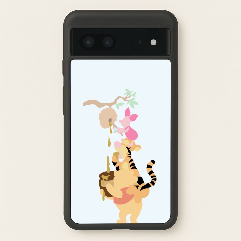 Bouncing Tiger , Piglet , Yellow Bear Phone Case
