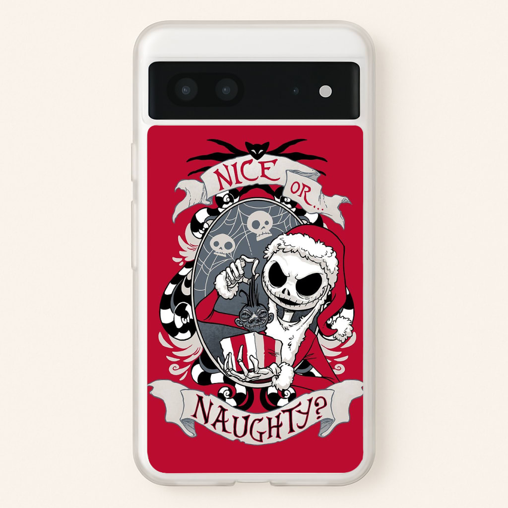 Nice Or Naughty - A Nightmare Before Christmas Phone Case