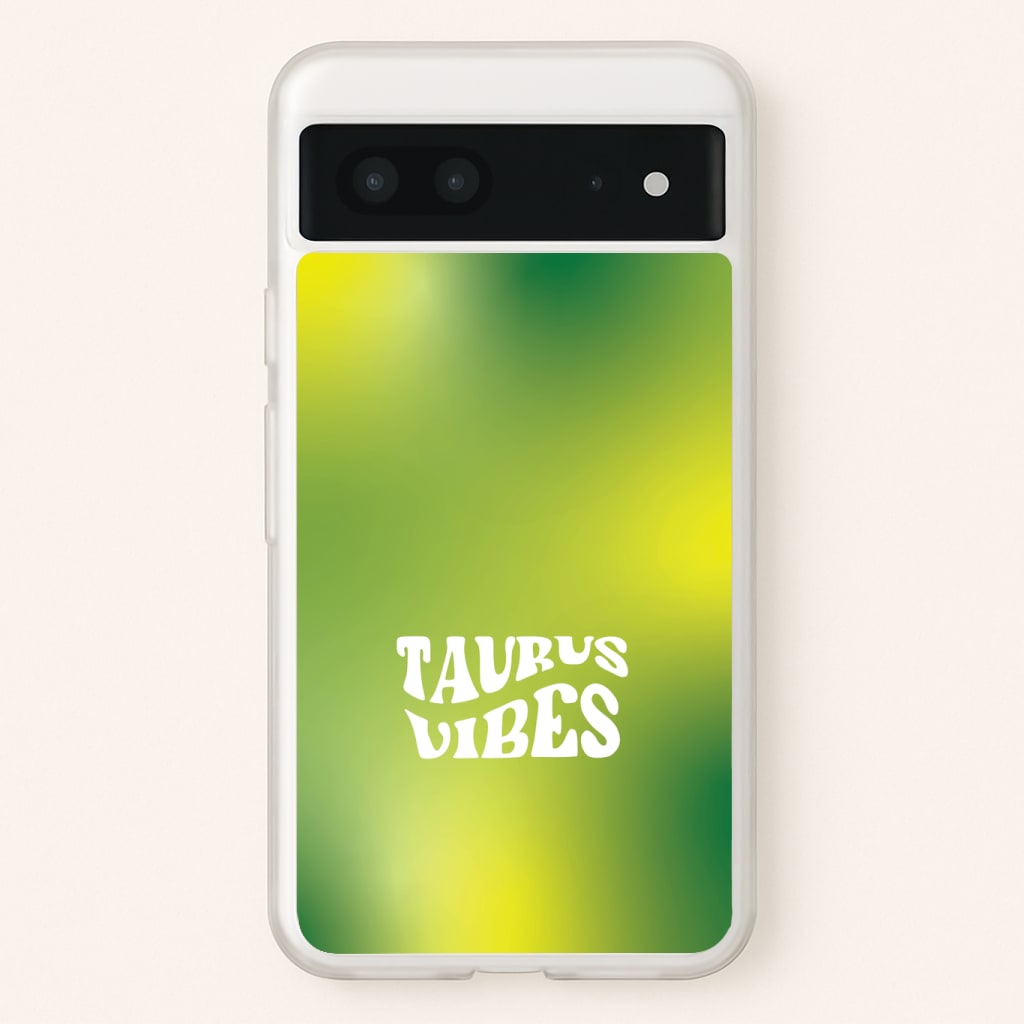Taurus Vibes Gradient Zodiac Phone Case