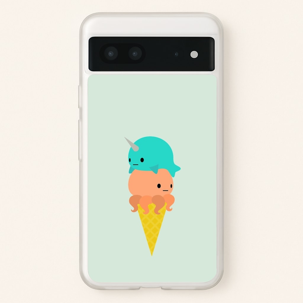 Narwhal Octopus Ice Cream Phone Case