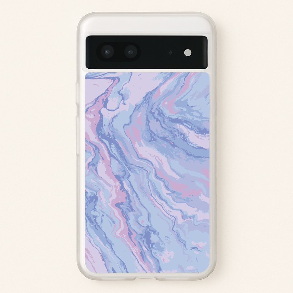Purple Cloudy Marble Phone Case