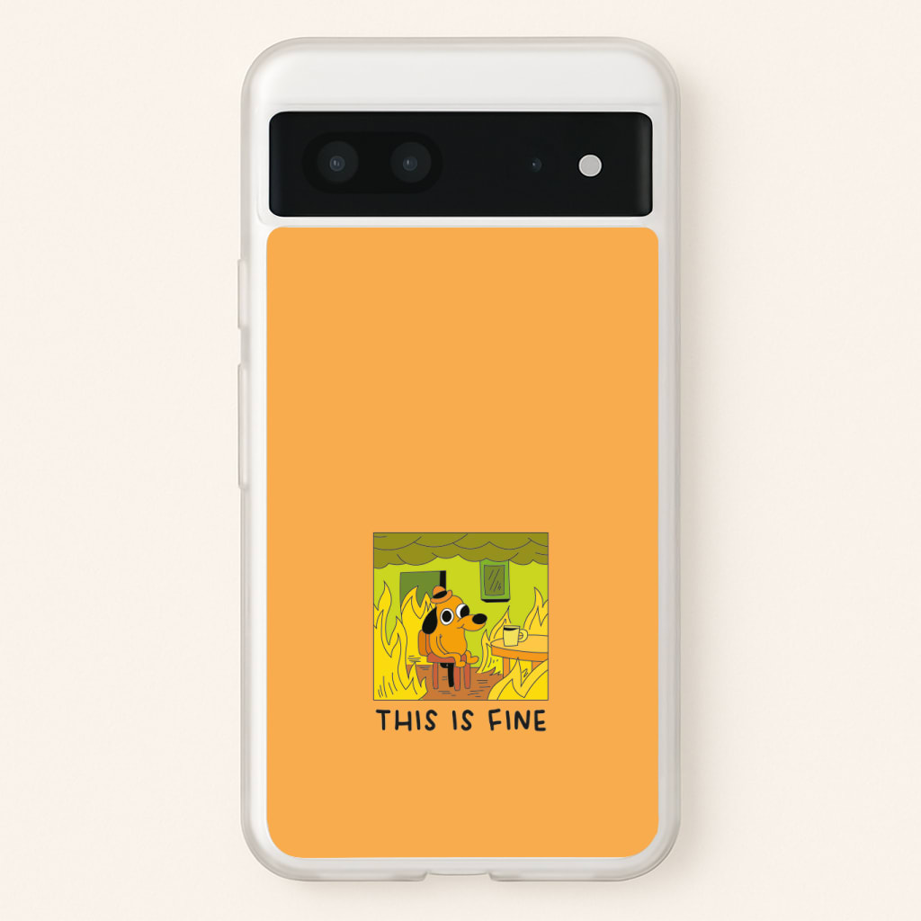 This Is Fine - Memes Phone Case