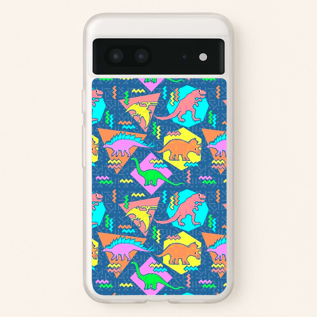 Nineties Dinosaurs Pattern Phone Case