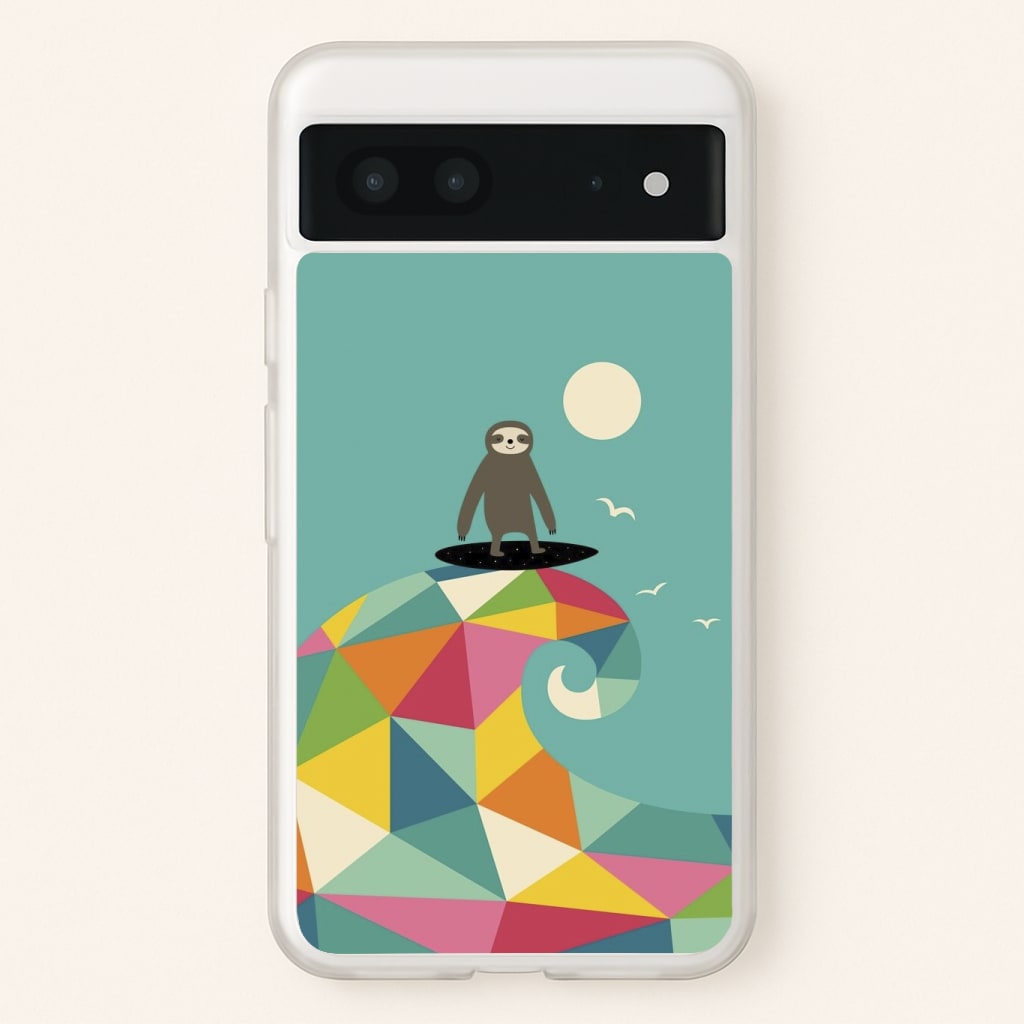 Surfing Sloth Phone Case