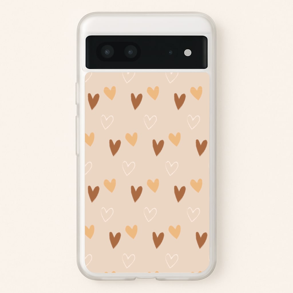 Cute Love Heart Pattern Phone Case