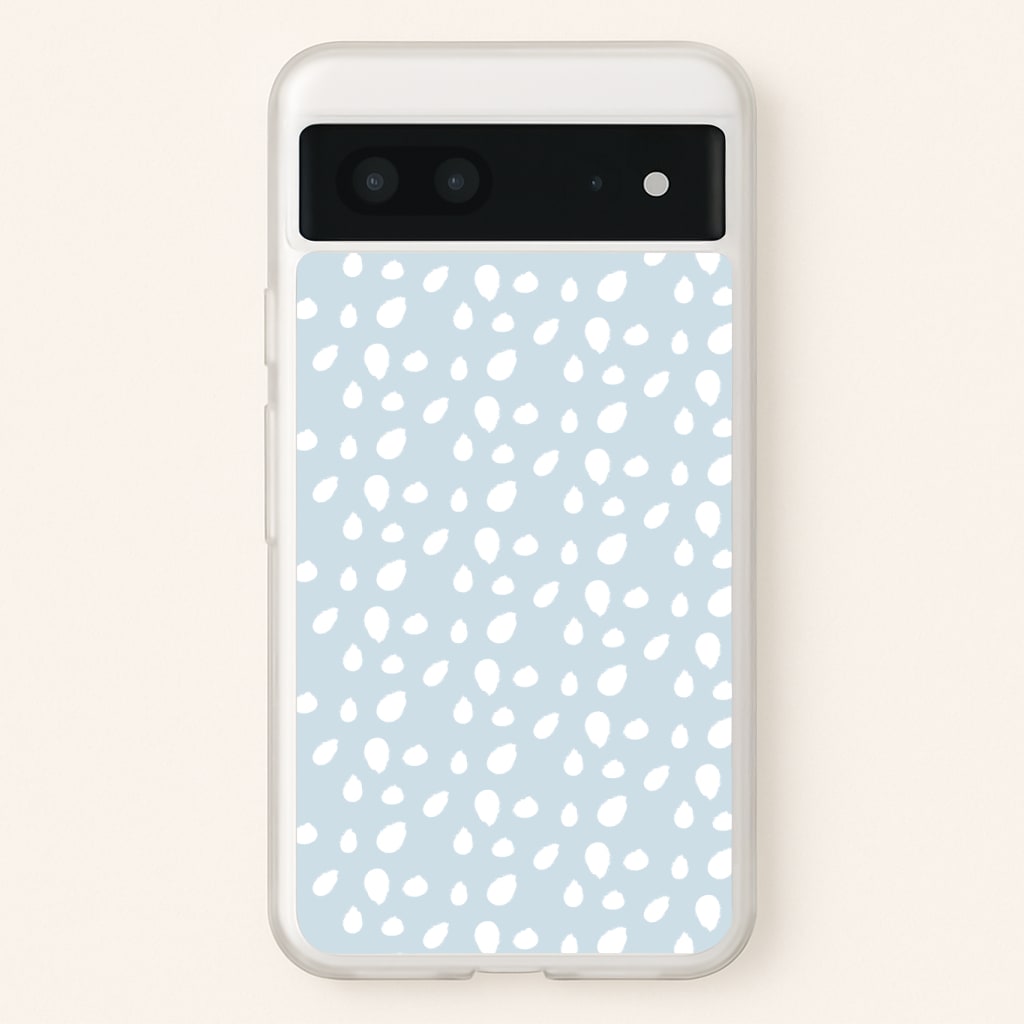 Pastel Blue Dots Phone Case