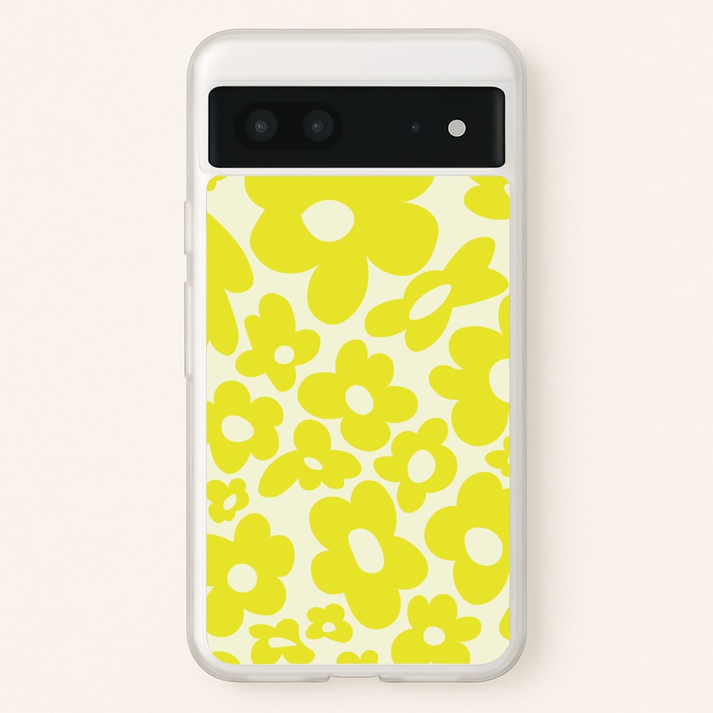 Yellow Flowers - Trippy Patterns Phone Case