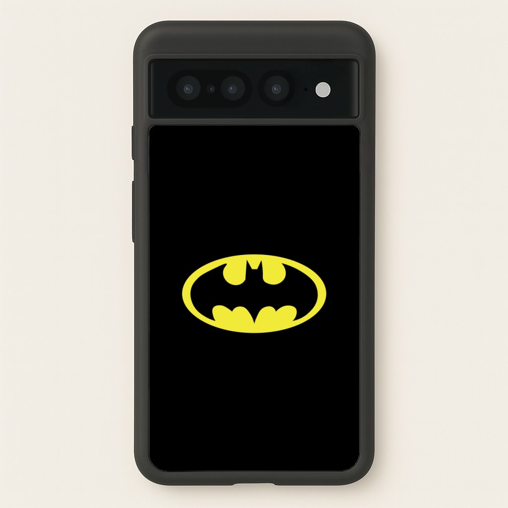 Black Bat Superhero Logo Phone Case
