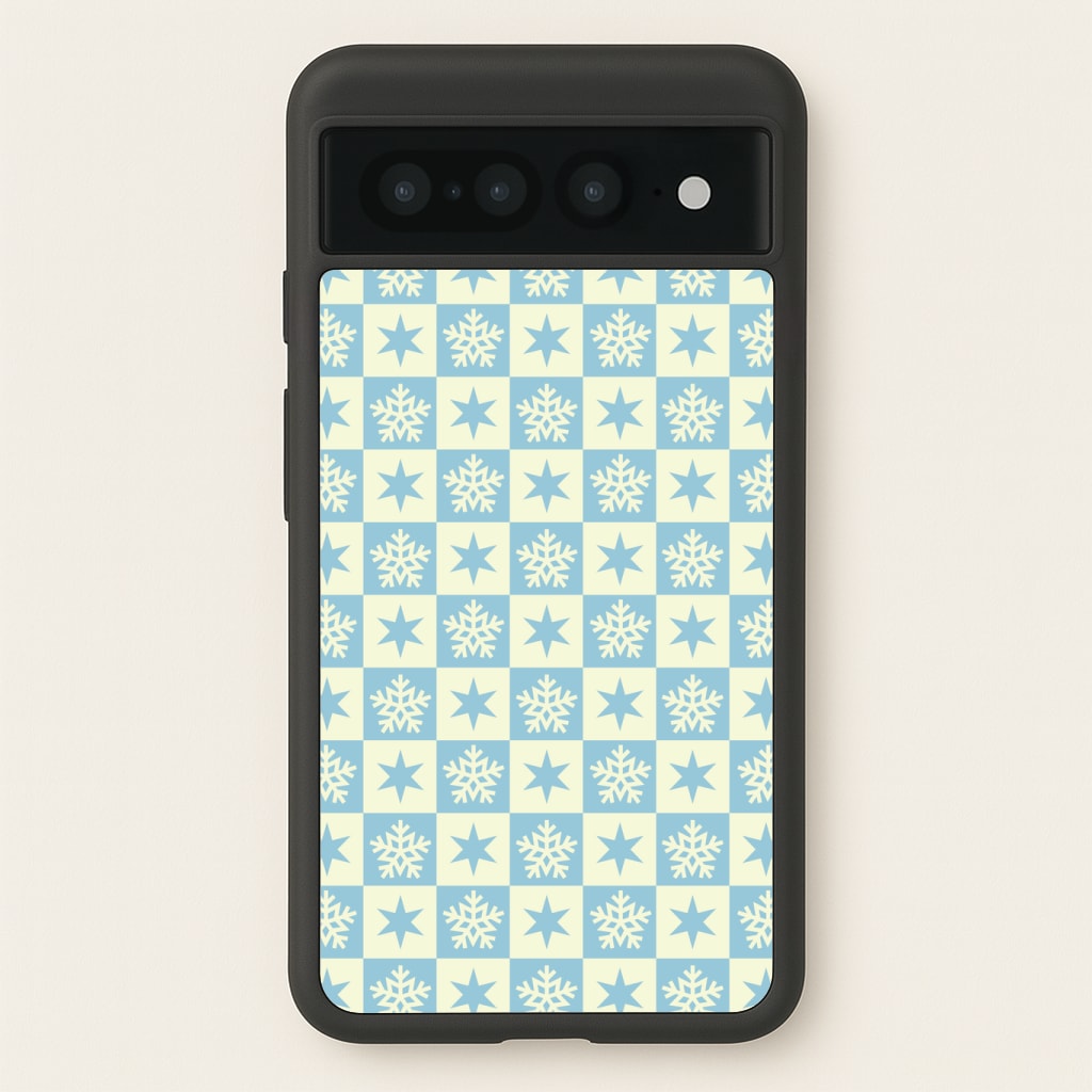 Snow And Star Pattern Phone Case
