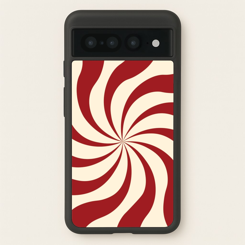 Peppermint Swirl Pattern Phone Case