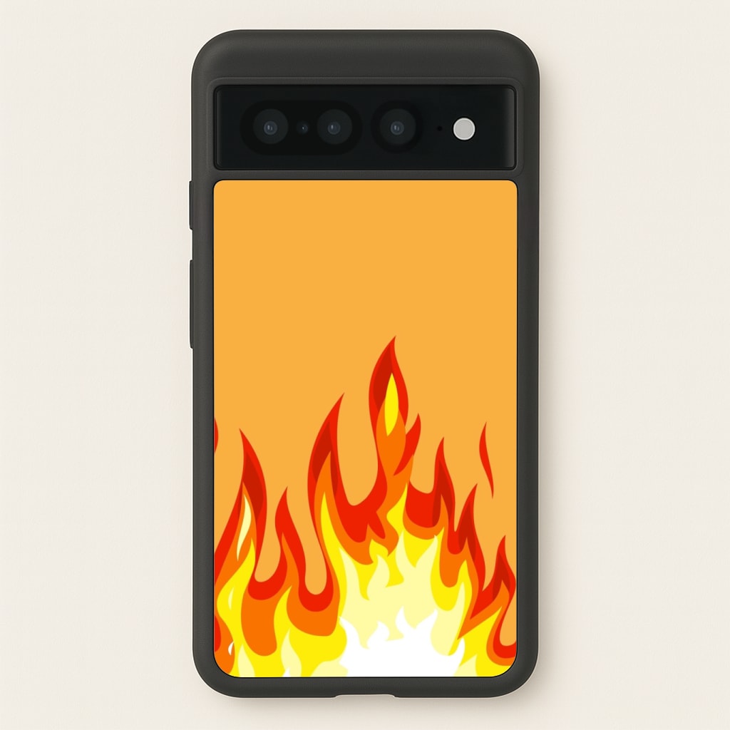 Orange Flame Phone Case