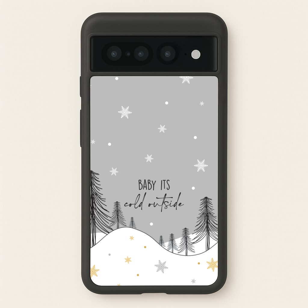 Baby It's Cold Outisde Landscape Phone Case
