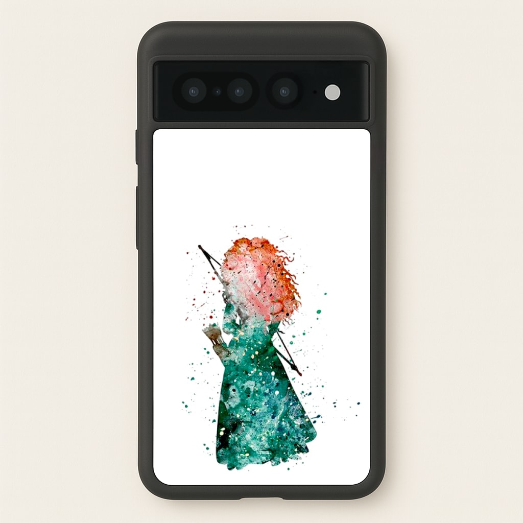Watercolour Princess Merida Brave Fairytale Phone Case