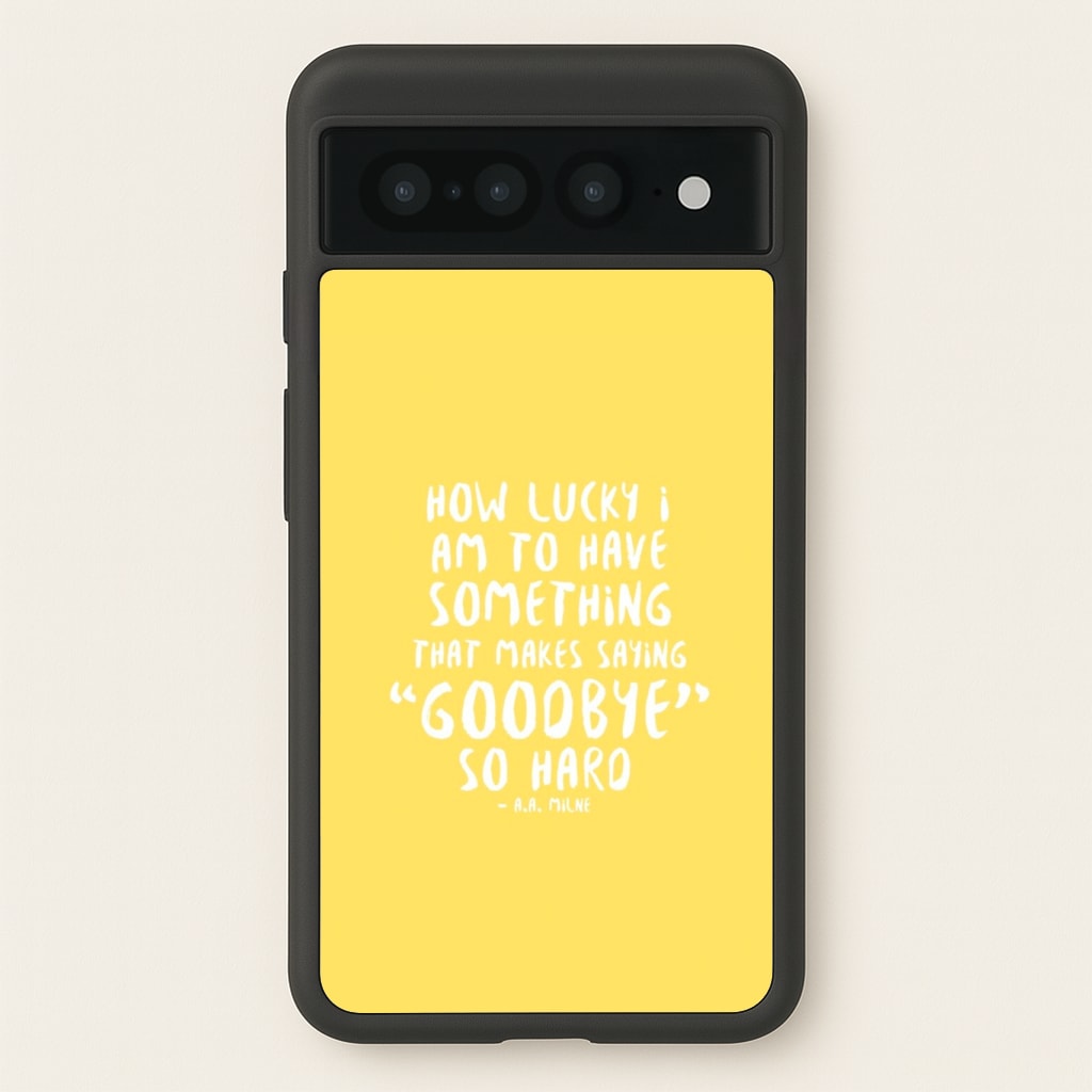 How Lucky I Am - Winnie Phone Case