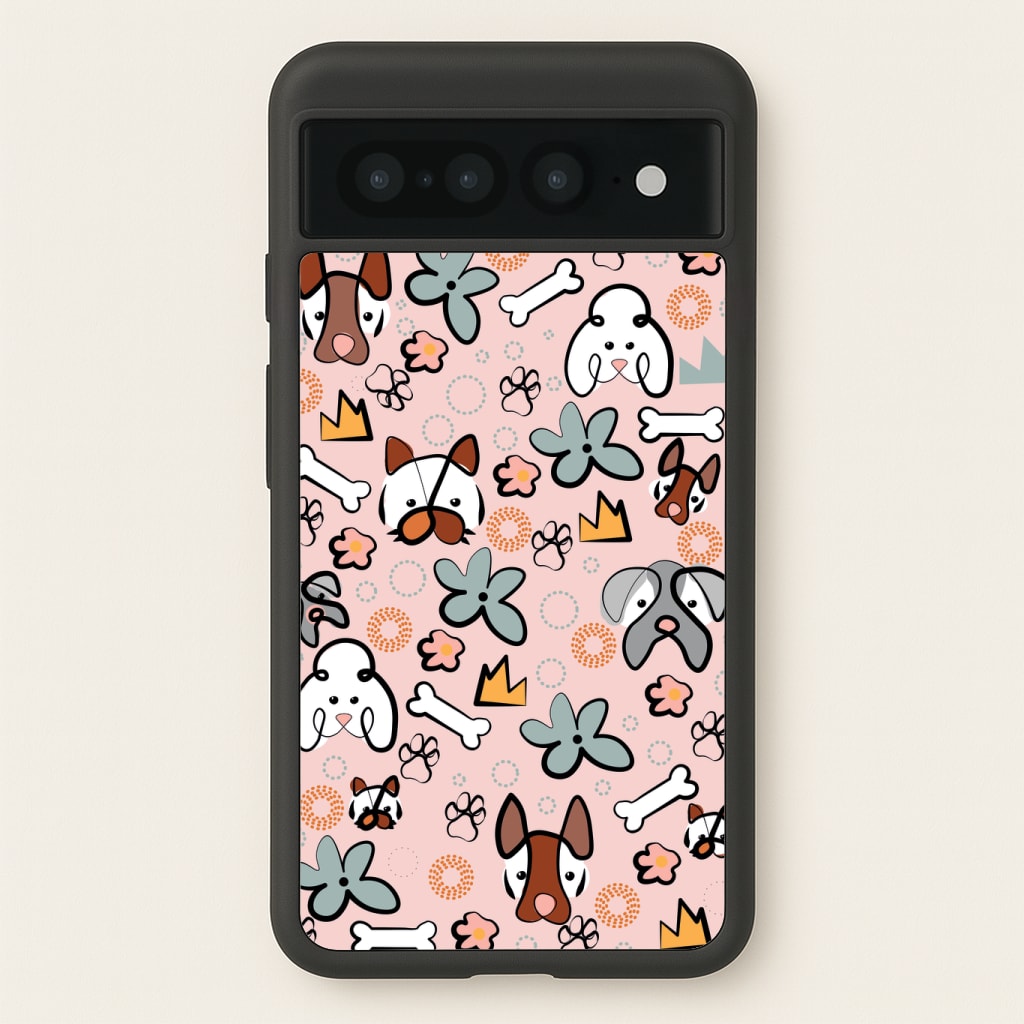 Bones and dogs - Dog Patterns Phone Case