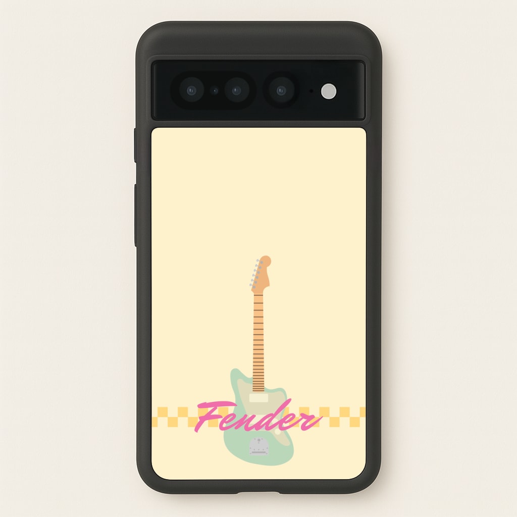 Blue Guitar Fender Phone Case