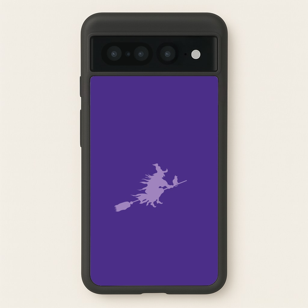 Witch And Cat - Halloween Phone Case